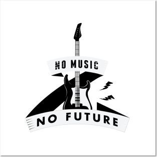 No Music No future Posters and Art